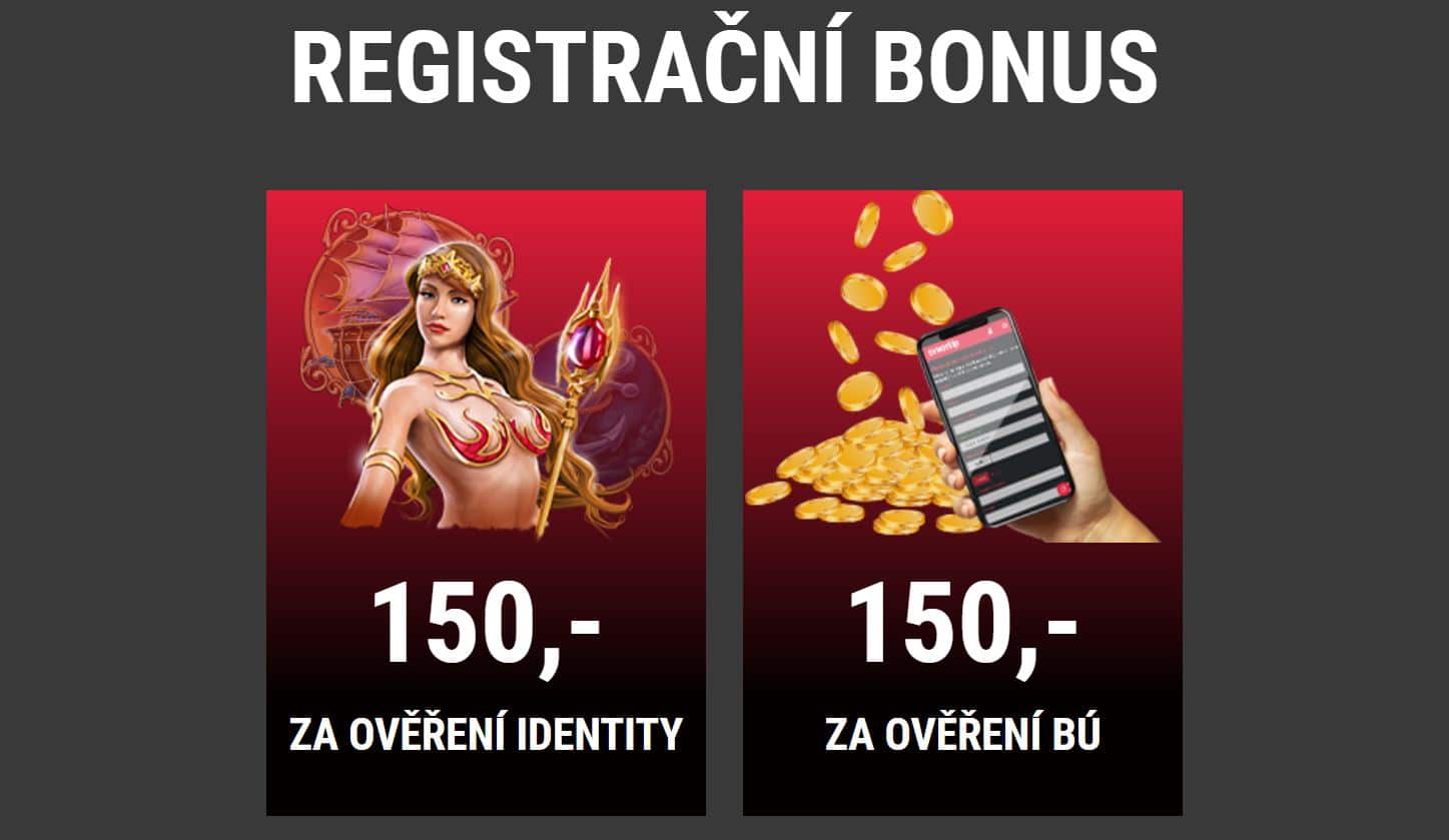 Registrační bonus v casinu Synottip
