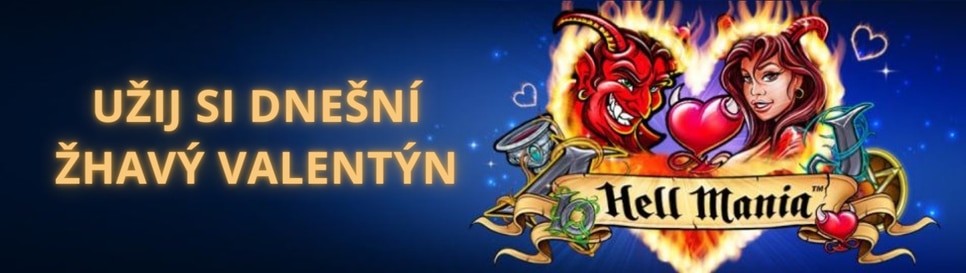 Akce Žhavý Valentýn v casinu MerkurXtip
