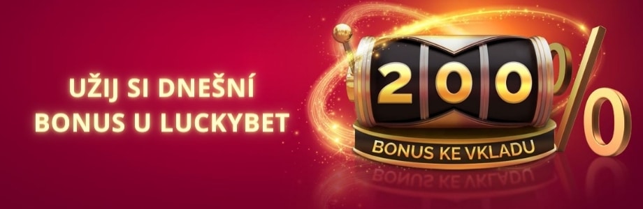 Bonus 200 % v casinu LuckyBet