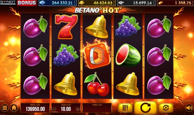 Betano HOT od SYNOT Games