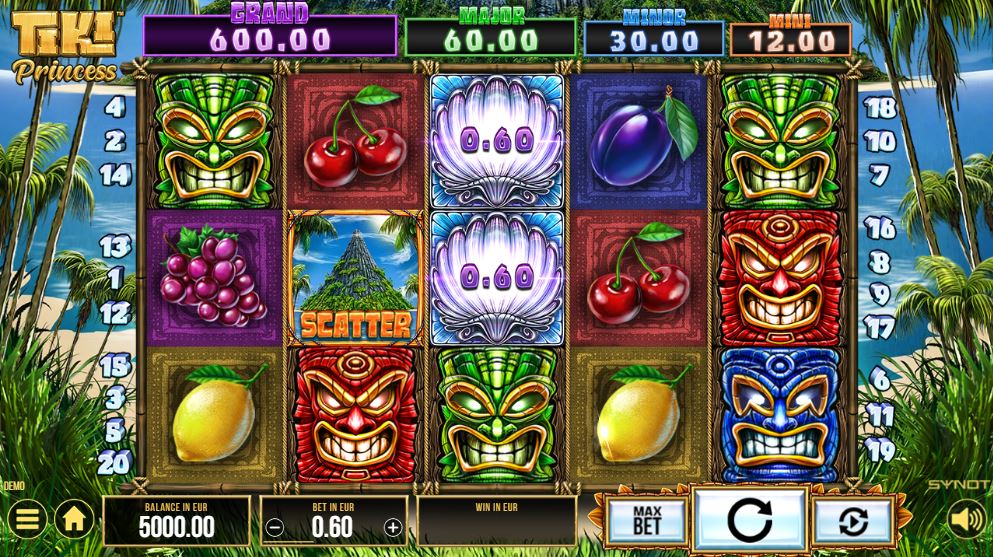 Hra Tiki Princess od výrobce Synot Games