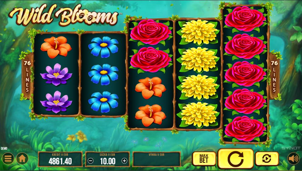 Hra Wild Blooms od výrobce SYNOT Games