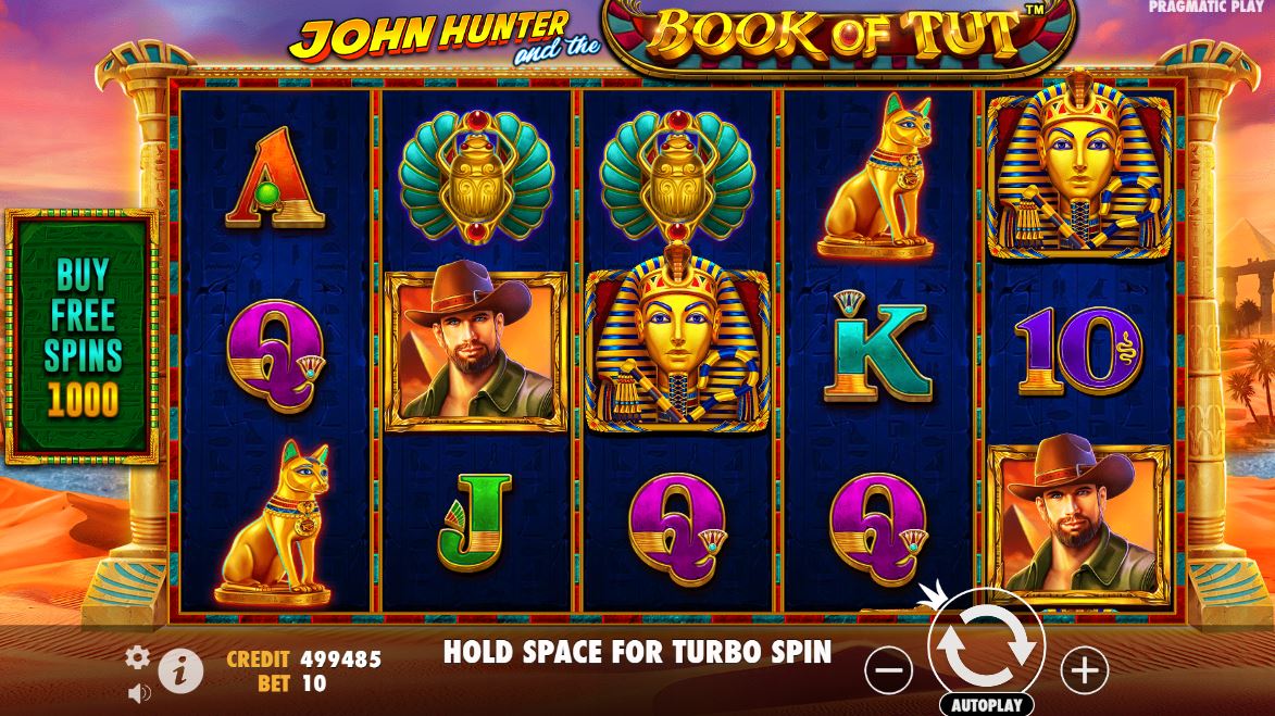 Hra John Hunter and the Book of Tut od Pragmatic Play