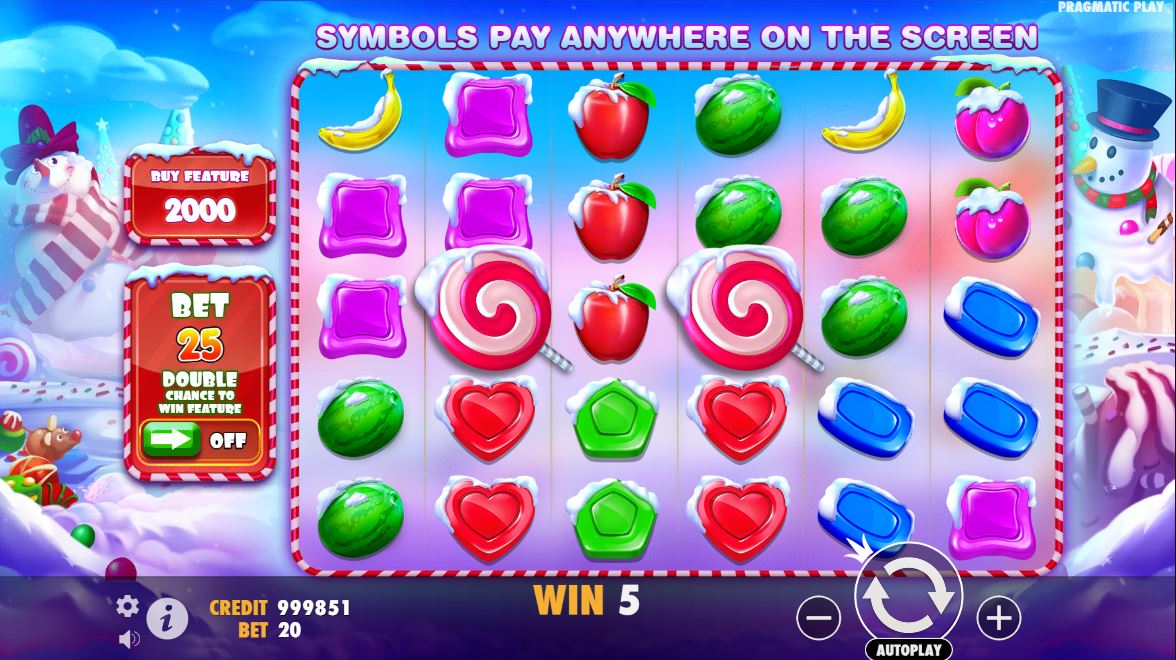 Hra Sweet Bonanza Xmas od Pragmatic Play