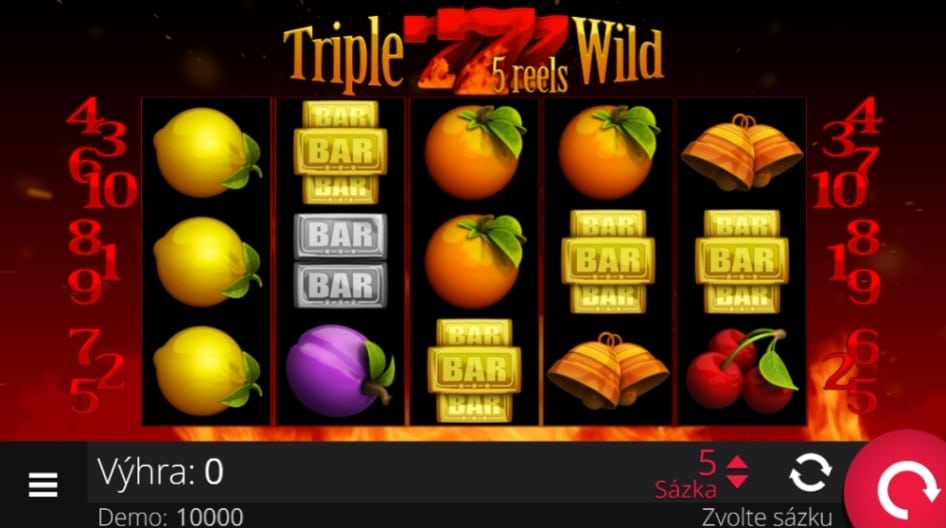 Triple Wild Seven 5 Reels od eGaming