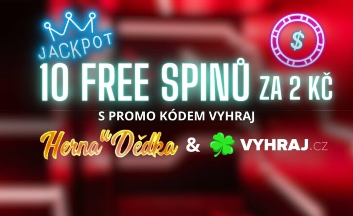 Free spiny v Herně U Dědka s kódem VYHRAJ