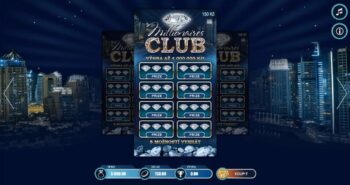Millionaires Club online nesetřený los