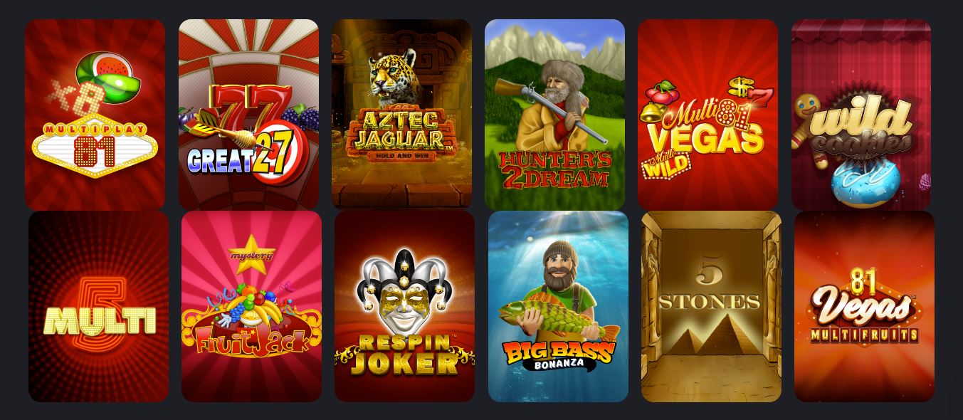 TOP nové hry v casinu Grandwin