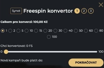 free spiny konvertor