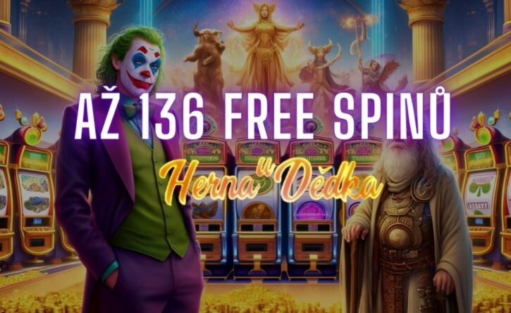 Zpříjemni si start víkendu s až 136 free spiny z Herny U Dědka!