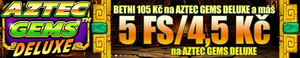 5 free spinů na Aztec Gems Deluxe