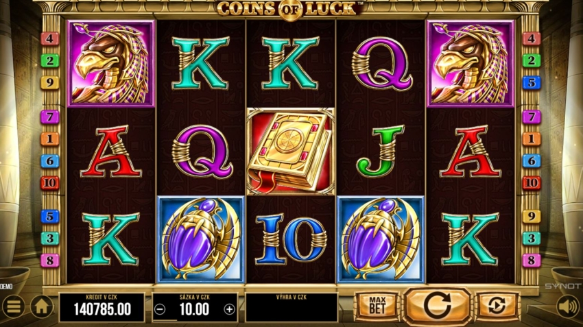 Hra Coins of Luck od výrobce Synot Games