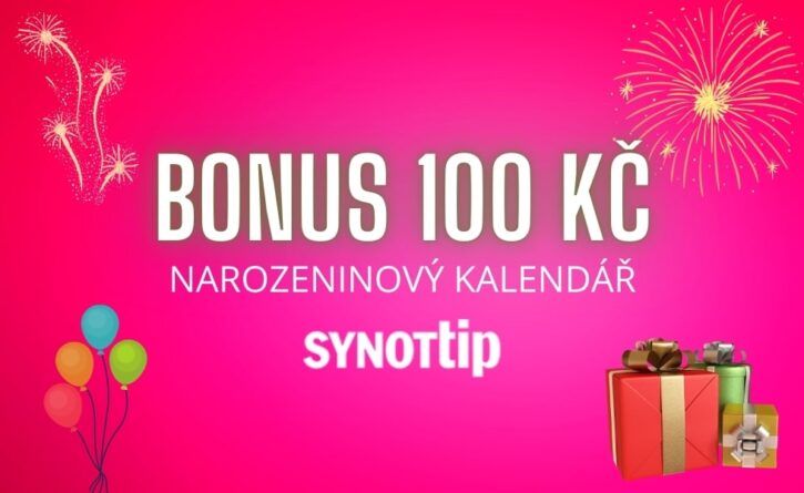 Bonus 100 Kč od Synottipu