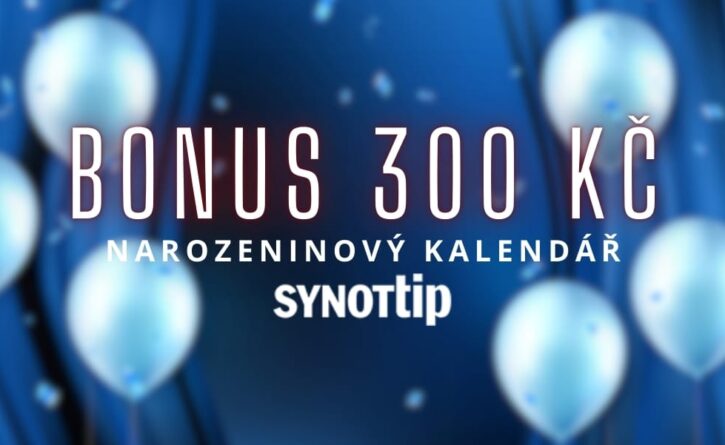 Bonus 300 Kč od Synottipu