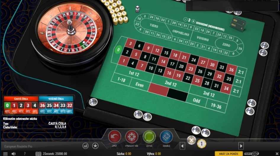 Ruleta Evropská ruleta PRO Play'n GO (Play'n GO)