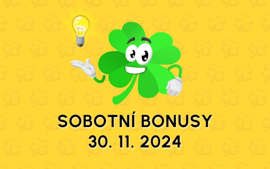 Free spiny a bonusy dnes 30. 11. 2024