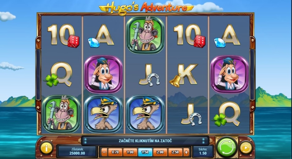 Hugo´s Adventure od Play'n GO
