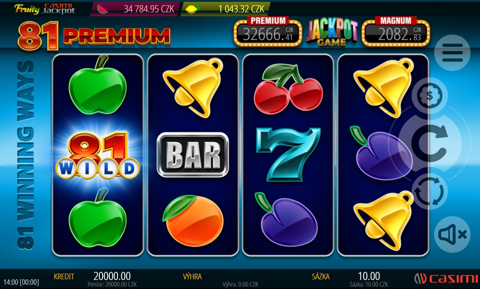 Hra 81 Premium od Casimi Gaming