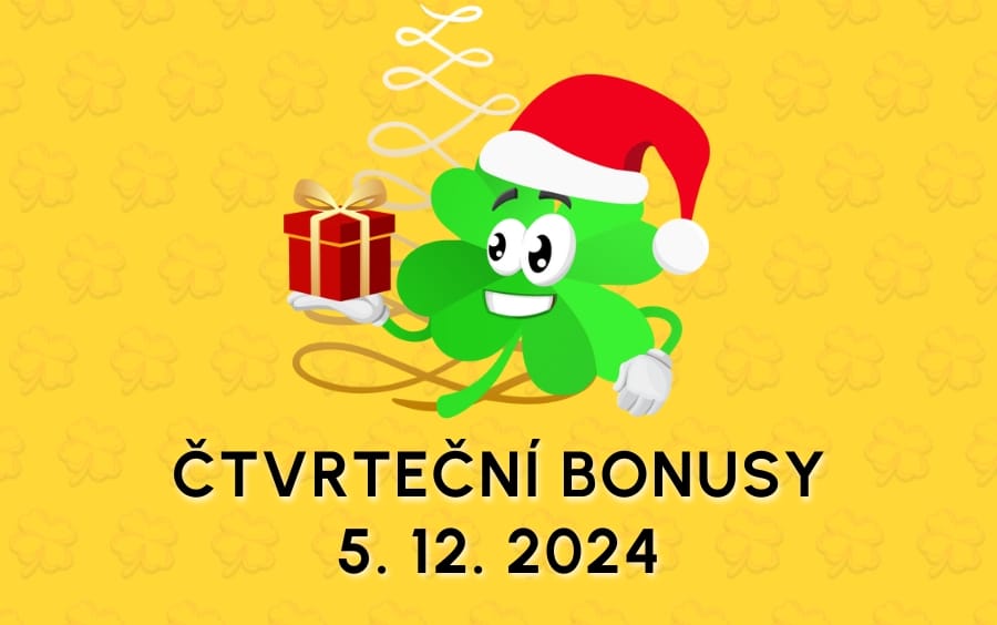 Free spiny a bonusy dnes 5. 12. 2024