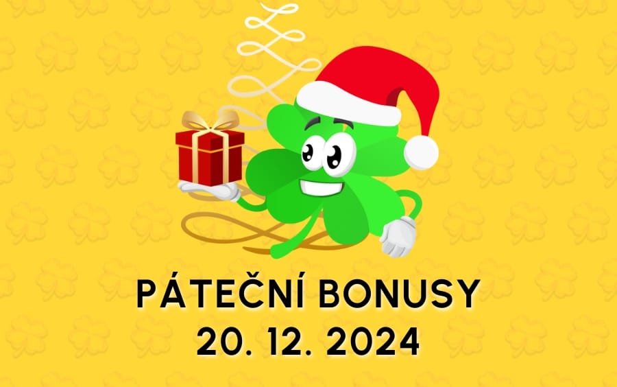 Free spiny a bonusy dnes 20. 12. 2024