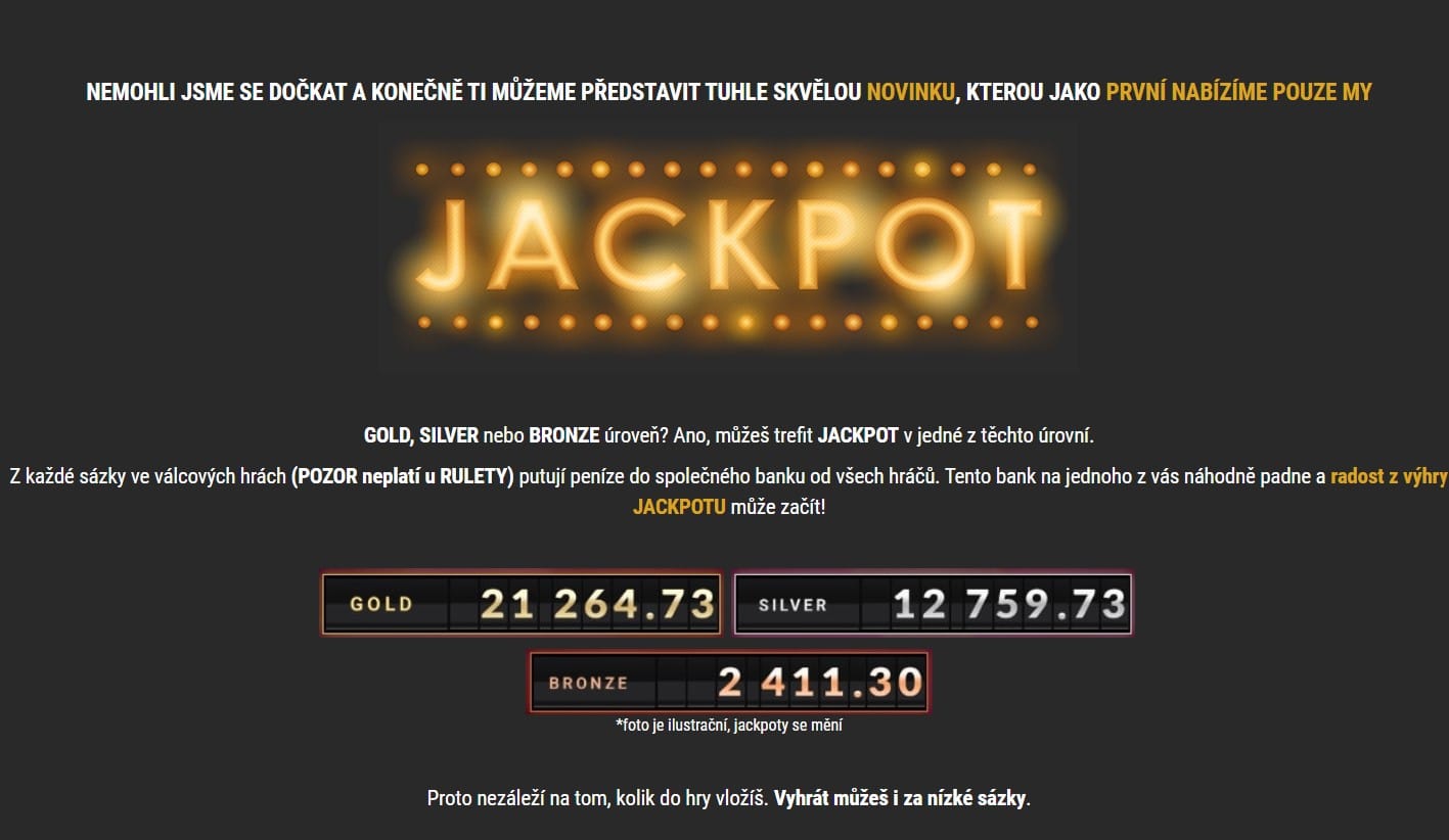 Jackpoty u Synottipu