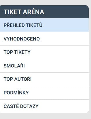 Tiket aréna Tipsport