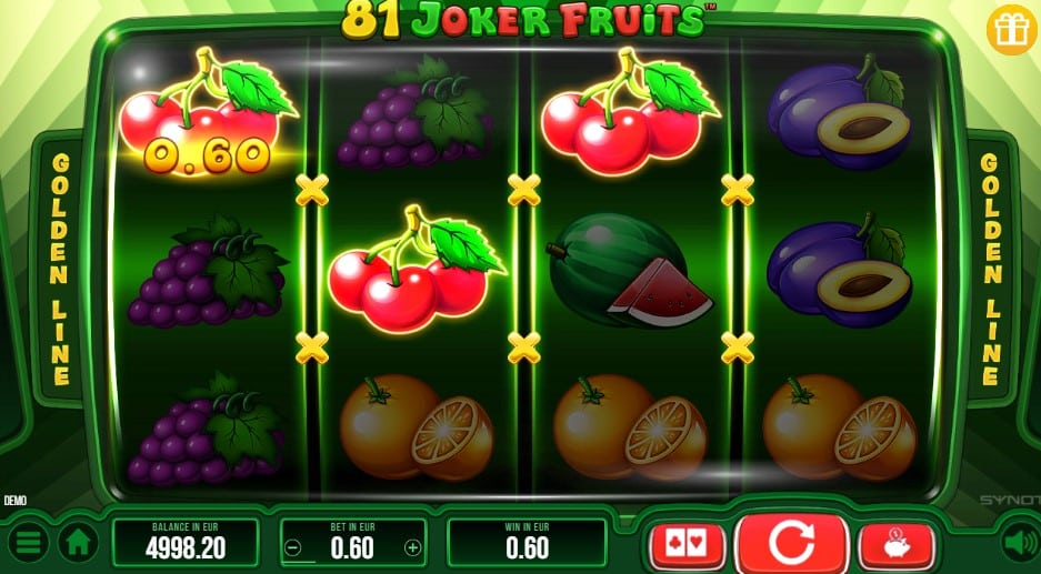 81 Joker fruits automat demo