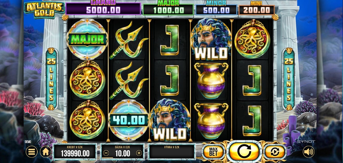 Atlantis Gold automat od Synotu