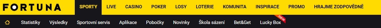 Fortuna hlavní banner