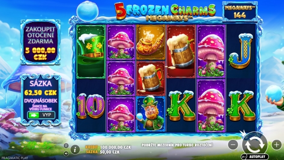 5 Frozen Charms Megaways™ od Pragmatic Play