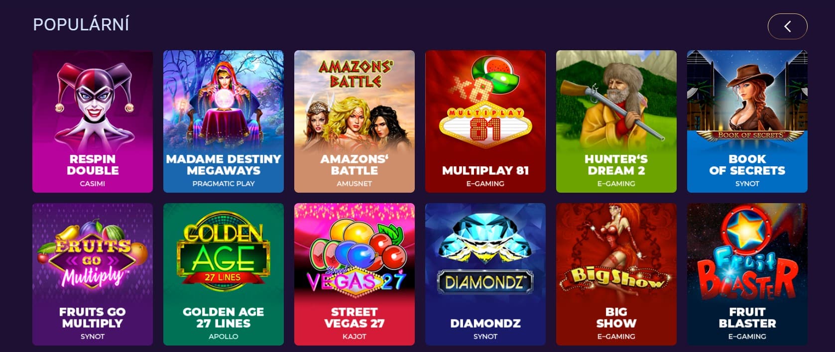 Populární automaty od Grandwinu