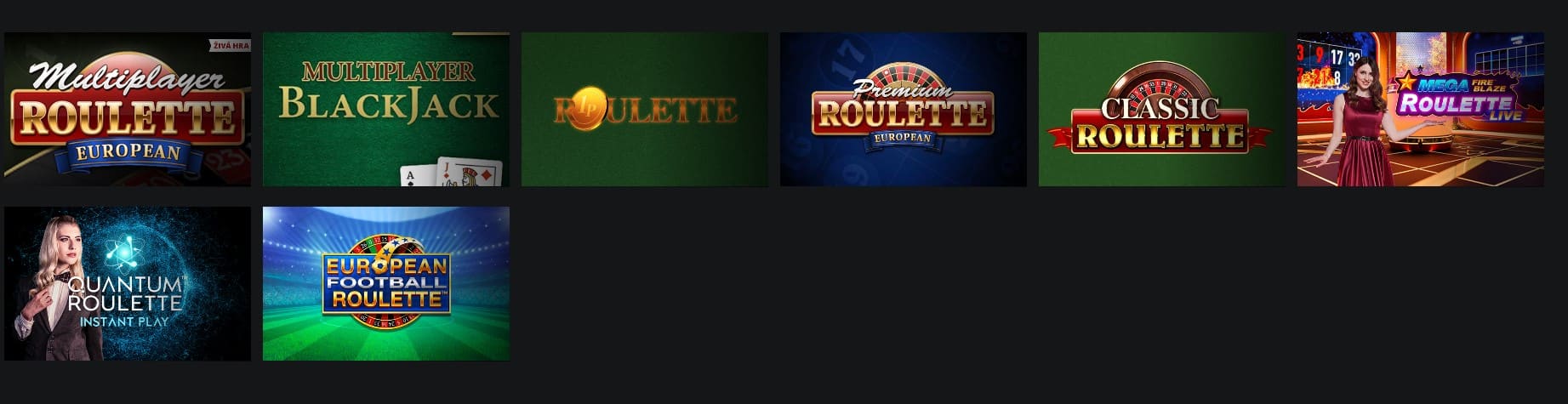 Ruleta a Blackjack u Fortuny