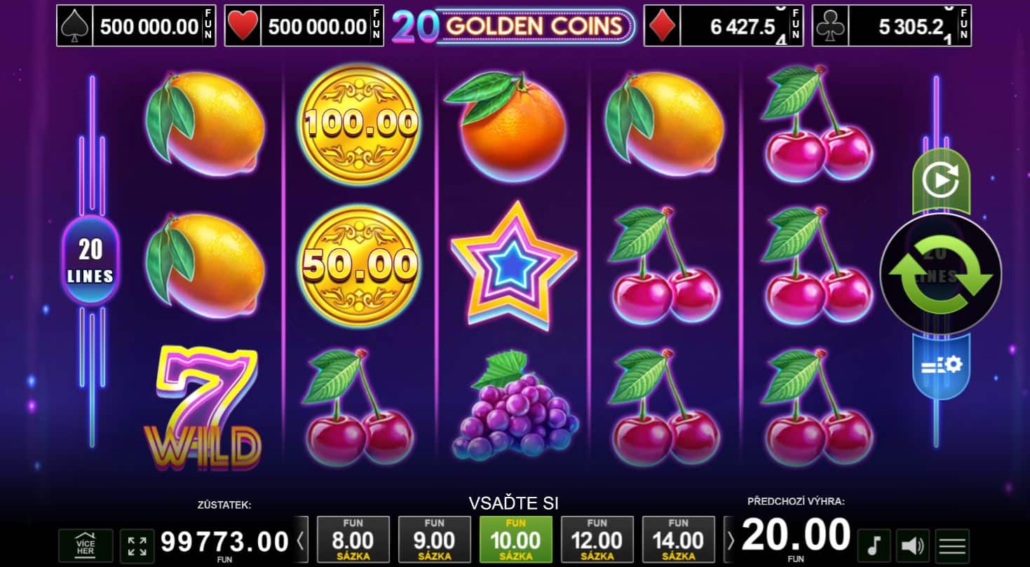 automat 20 Golden Coins