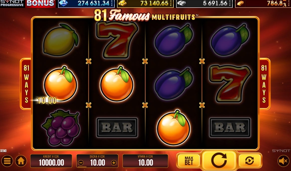Automat 81 Famous Multifruits - Synot