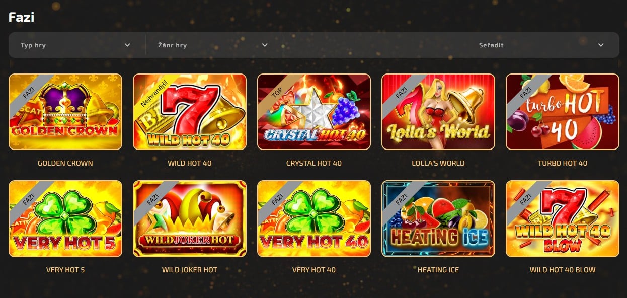 Automaty Fazi na Magic Planet