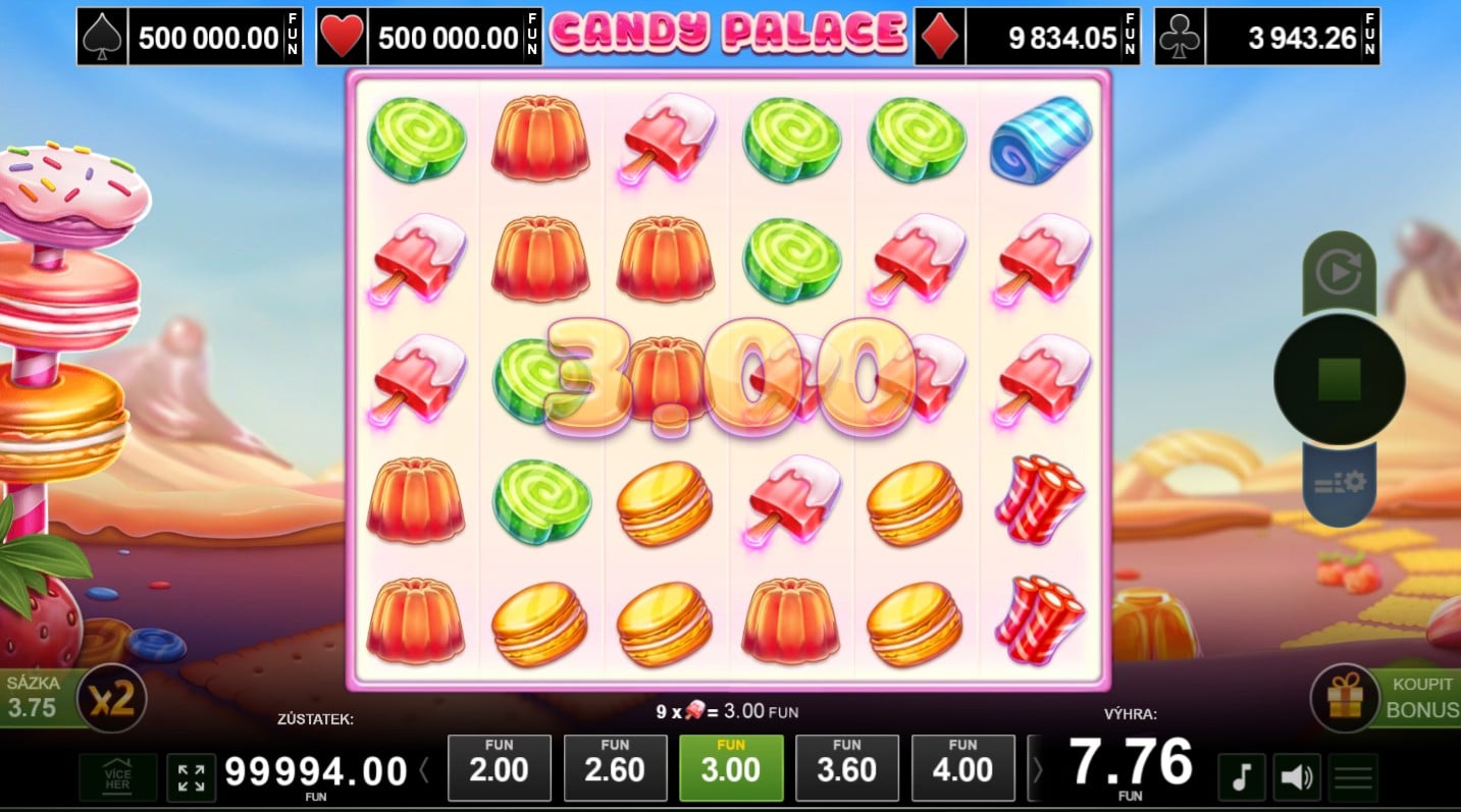 Candy Palace demo automat