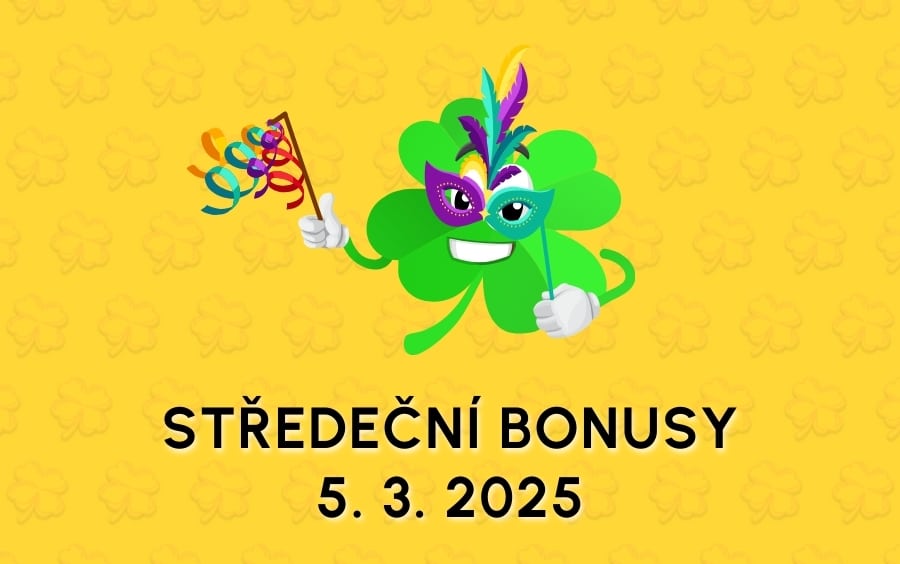 Free spiny a bonusy dnes 5-3-2025
