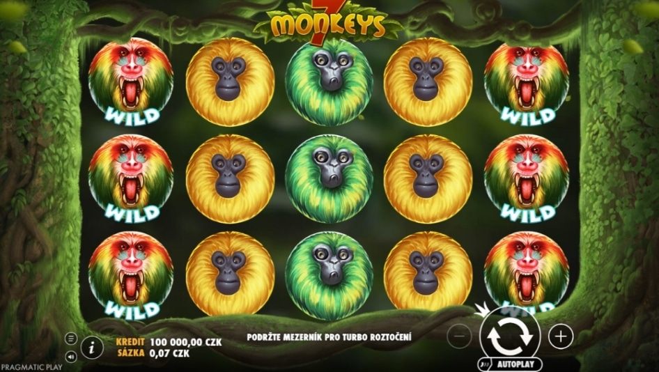 7 Monkeys™ od Pragmatic Play