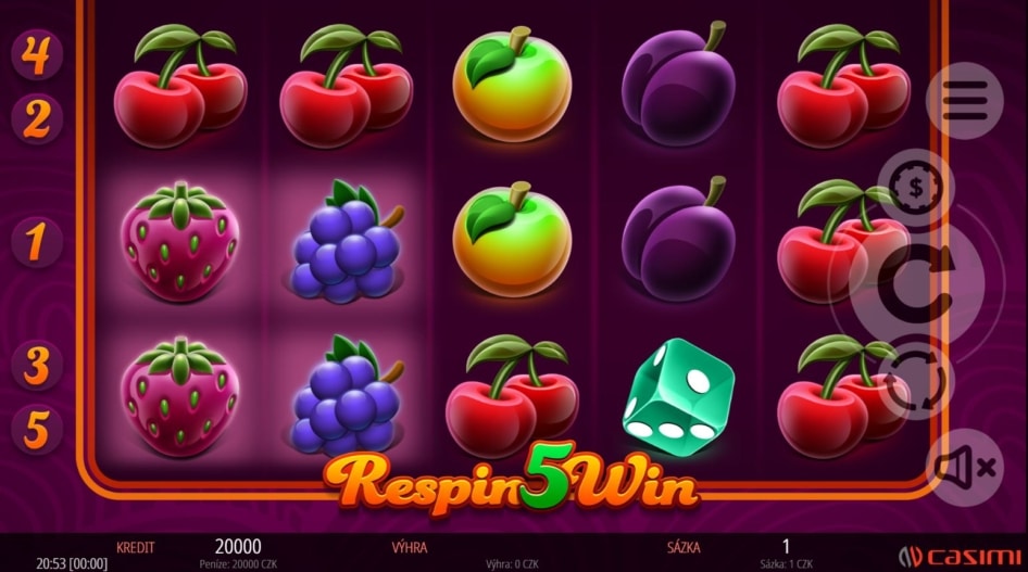 Respin 5 Win od Casimi