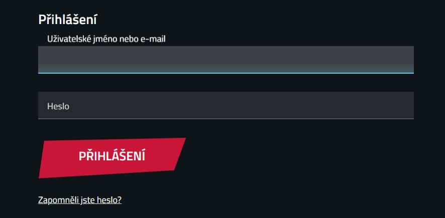 Zapomenuté heslo u Betoru