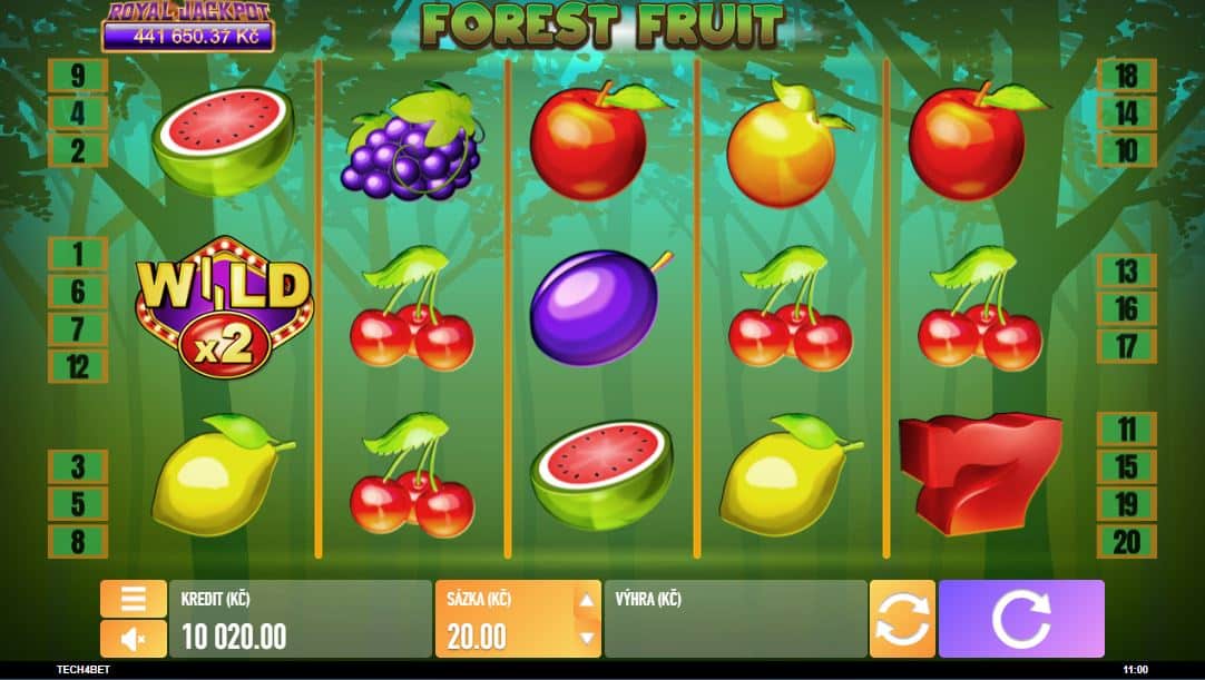 Hra Forest Fruit od Tech4Bet