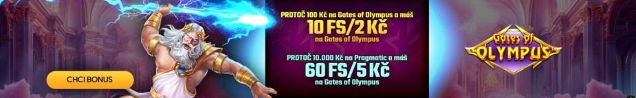 Bonus na Gates of Olympus Herna U Dědka