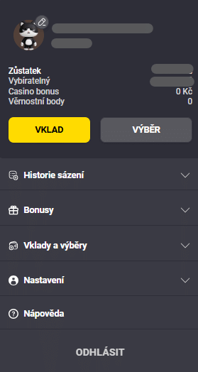 Fortuna můj účet