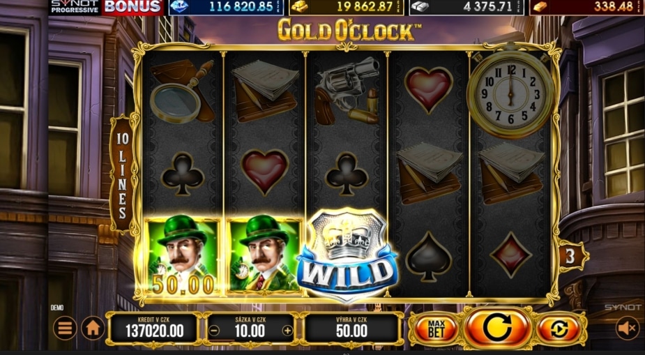 Gold O´clock automat demo