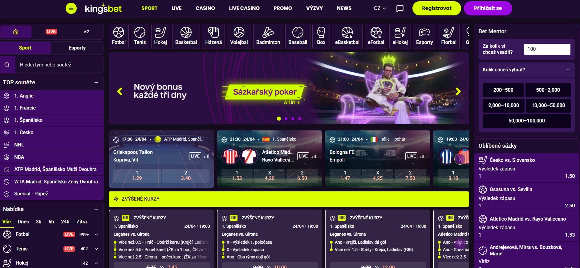 Kingsbet sport