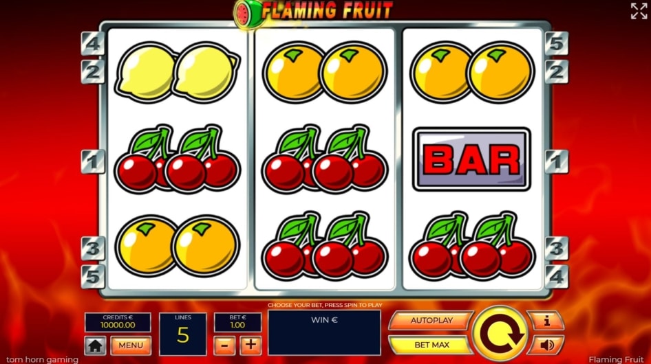 Flaming Fruit od Tom Horn Gaming
