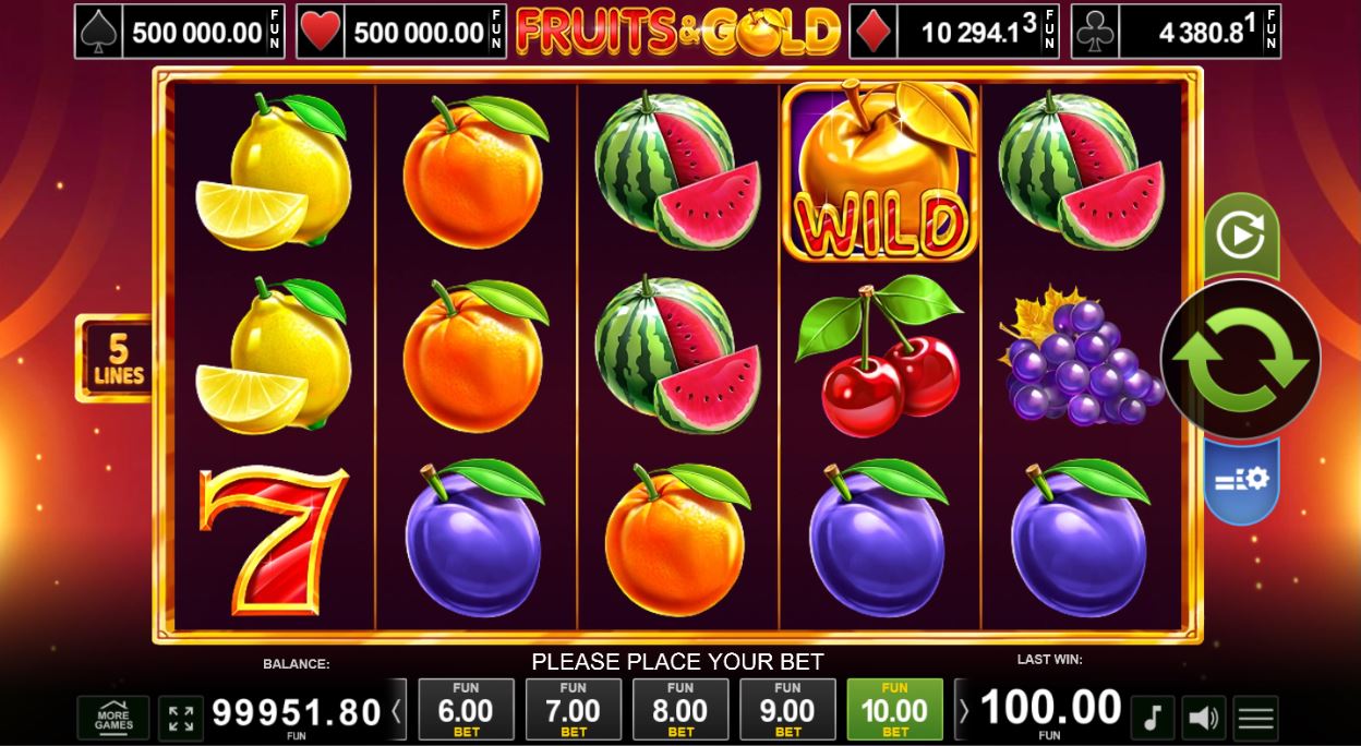 Fruits & Gold od Amusnetu