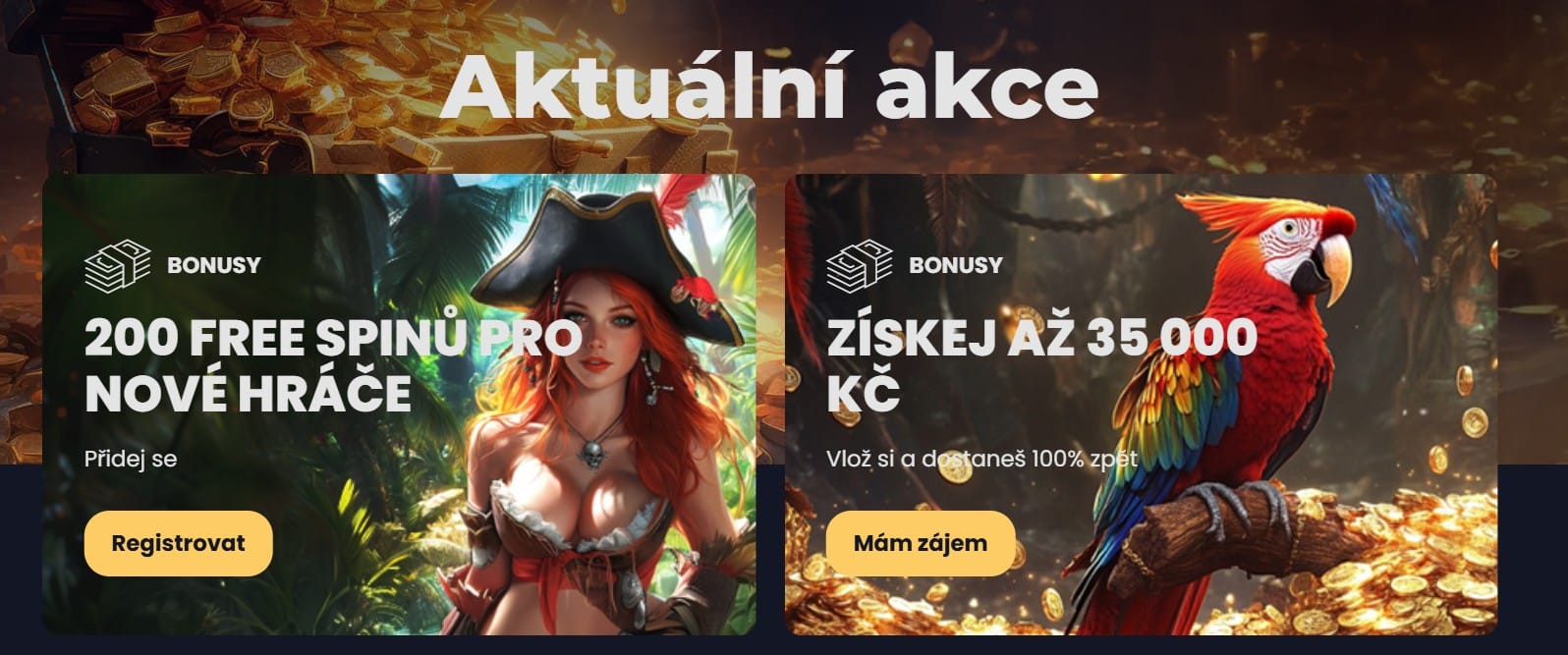 Bonusy u eCasina