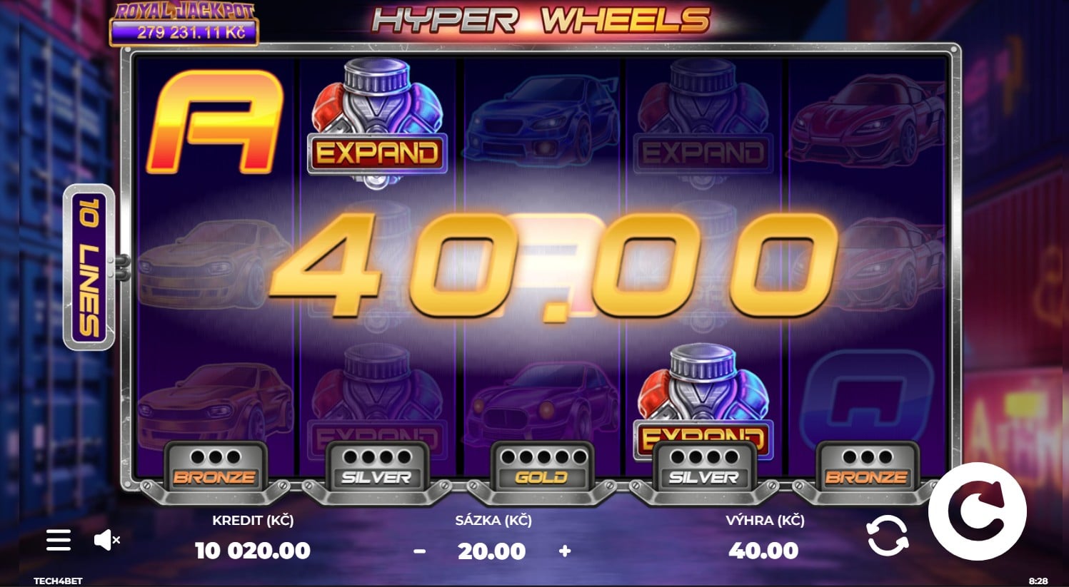 Hyper Wheels demo Magic Planet