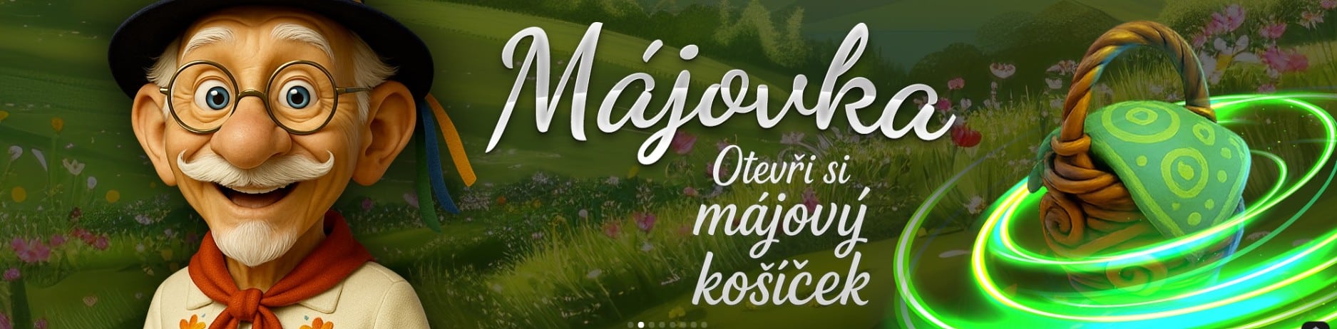 Májový košíček
